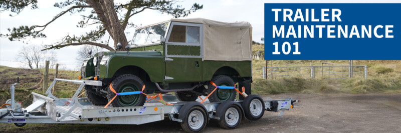 Ifor Williams Trailer with a car on