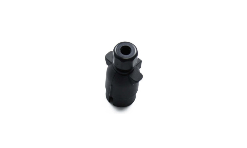 7 Pin 12N Black Trailer / Caravan Road Light Plug