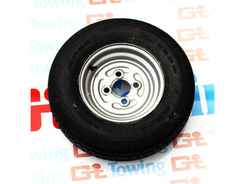 145 R10 4ply Tyre fitted onto a 4 Stud 100mm PCD 10" Rim